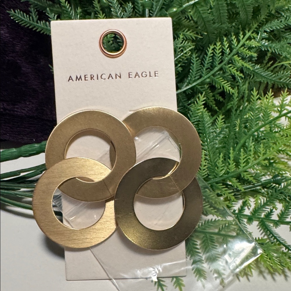 American Eagle Outfitters Hoop Earrings (BR555) - Picture 4 of 5